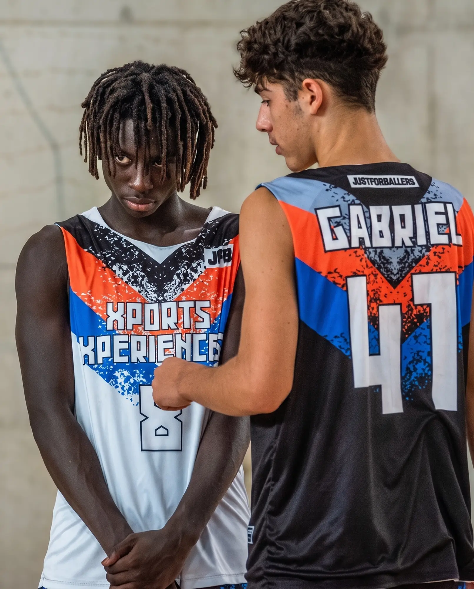 Jugadores de un campus de baloncesto de Xports Xperiences