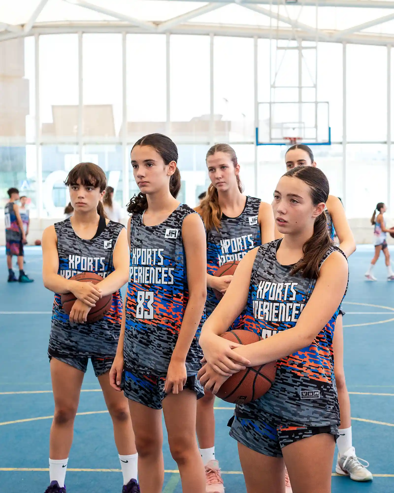 Jugadoras del Campus de Tecnificación de Santander